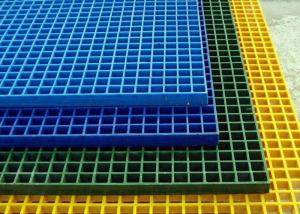 Wholesale Blue Fiberglass Reinforced Plastic Grating 38*38*38 Tree Pool Grating from china suppliers