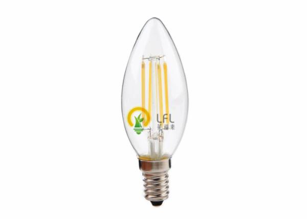 130lm/W Golden Filament LED Light Bulbs , LED Energy Saving Light Bulbs With UL