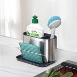Kitchen Sink Tidy Caddy Sink Organizer With Sponge Holder Stainless Steel