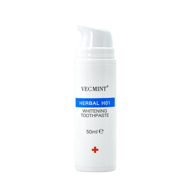 50ml VECMINT Herbal H01 Whitening Toothpaste: Natural Herbal Ingredients for
