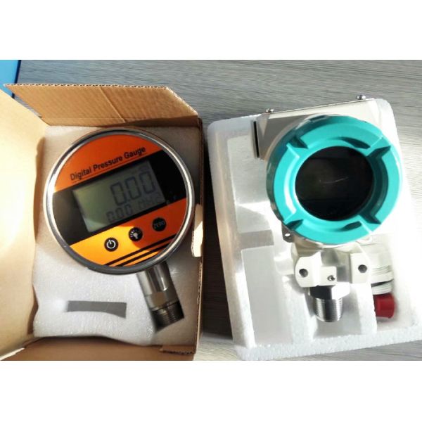 Battery Powered Precision Digital Pressure Gauge Oxygen Pressure Gauge 0~400 bar