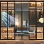2024 Contemporary Aluminium Wooden Bedroom Furniture Set for Custom Armoire