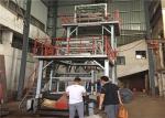 3 Three Layer Blown Film Extrusion Machine , Blown Film Line 360° Rotation