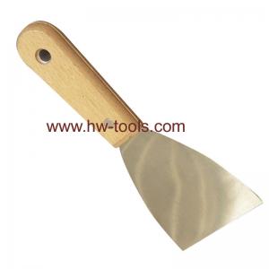 China Putty knife with wooden handle HW03002 on sale