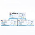 50 Pcs 3 layer GBT32610-2016 Disposable Face Mask