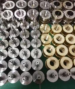 Wholesale TiN Coating Cosmetic Injection Moulding , Custom Mold Components Gold Natural Color from china suppliers