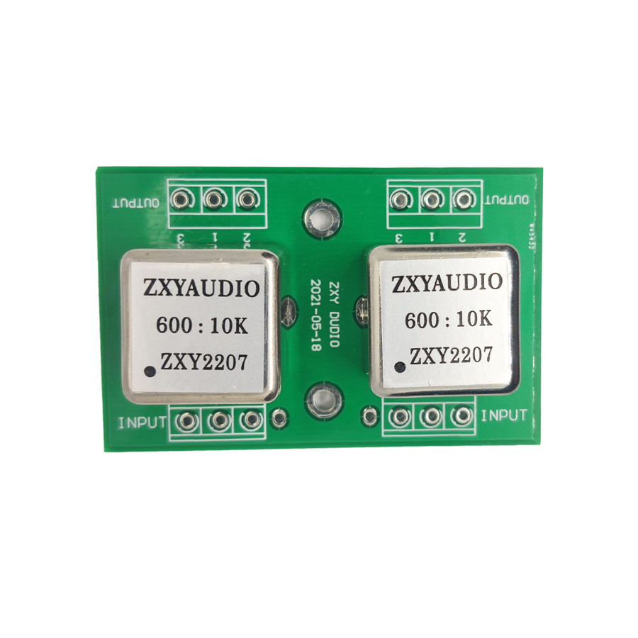 ZXY2207 Laminas Permalloy Audio Transformer 600:600/10K:10K /600:10K/ 10K:600 Vertical Pin Audio Isolator Transformer