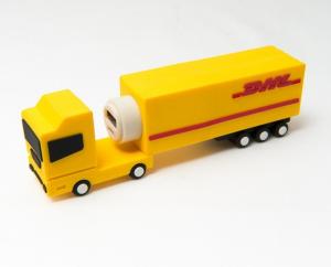 Wholesale DHL Branded 3D Soft PVC Truck/Plane Shape Mobile Power Bank 3000mAh 18650 Battery Portable Mobile Charger from china suppliers