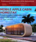 Sandwich Panel 20Ft 30Ft 40Ft Modern Popular Mobile Apple Cabin In Prefab House
