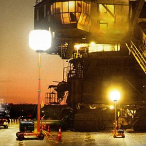 Wholesale Mobile Tripod Work Light 1000W LED Balloon Light Tower For Safety Management Equipment from china suppliers