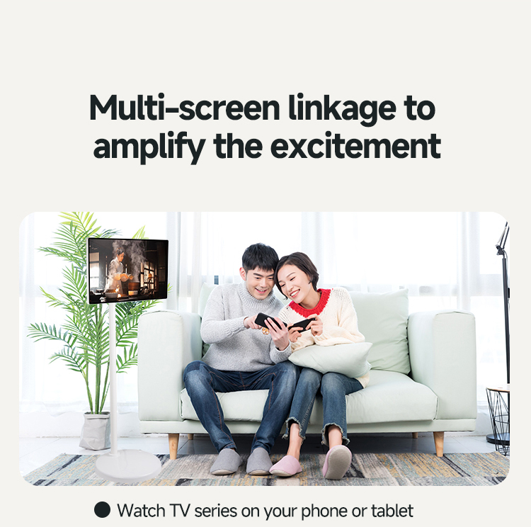 300cd/M Smart Portable TV 21.5 Inch IPS Portable Stand TV 60Hz