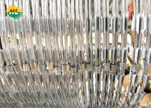 Wholesale PVC Galvanized Concertina Barbed Wire 450mm Diameter High Security from china suppliers