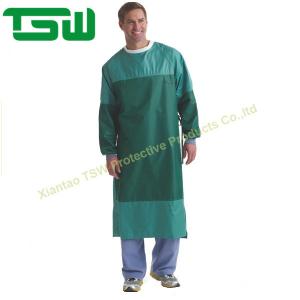 Wholesale Fluid Resistant 60gsm Reforced Disposable Nonwoven Surgical Gowns from china suppliers