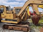 7 Ton Mini Crawler Excavator, Preowned Caterpillar E70 Mini Track Excavator for