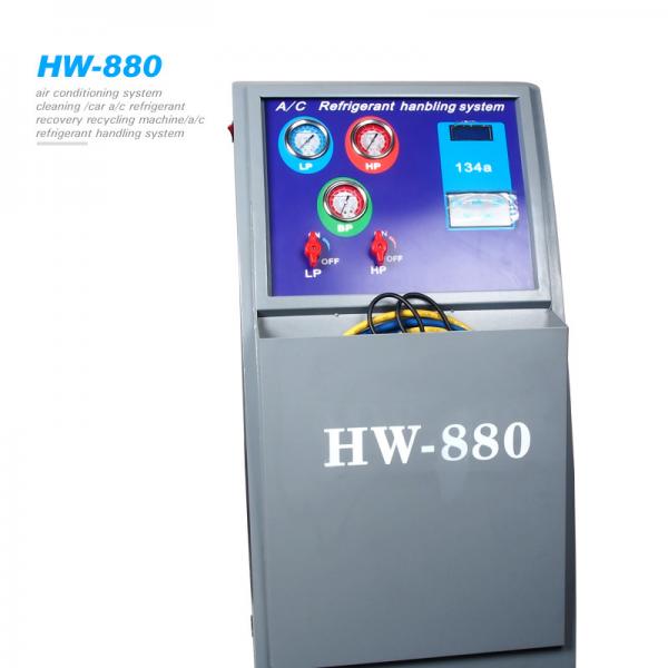 Automatic R134a Refrigerant HW 880 60HZ Car AC Service Station