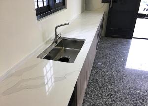 Wholesale High Brightness Quartz Kitchen Floor Tiles Chemical Resistant Easy To Clean from china suppliers