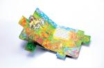 Felt Flap Kids Hardback Book Printing Custom 400gsm