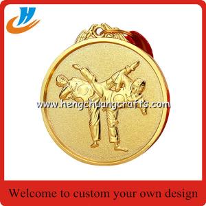Wholesale Taekwondo metal medals, custom made metal engraved Taekwon-do medals factory from china suppliers