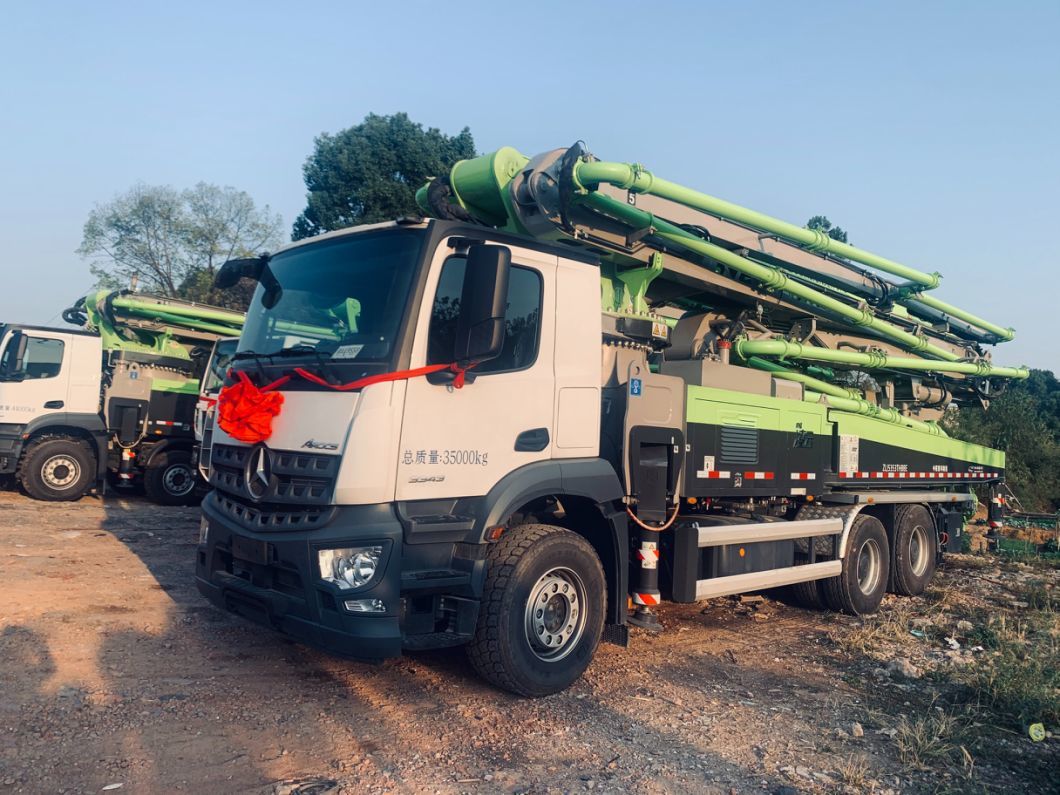 2021 New Zml 52m Concrete Pump Truck Concrete Boom Pump Heavy Equipment