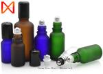 Matte Essential Oil Glass Bottle Frosted Black Colorful Design With OEM Service