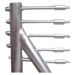 Roadway Safety Flexible Guardrails Customized Color Steel Wire Rope Cable