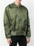 Waterproof Mens Woven Jacket , Breathable Custom Satin Bomber Coat Mens