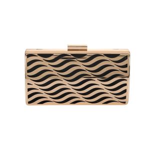 Wholesale Wave Pattern Hollow Out Metal Clutch Frame For Party Wear Purse from china suppliers