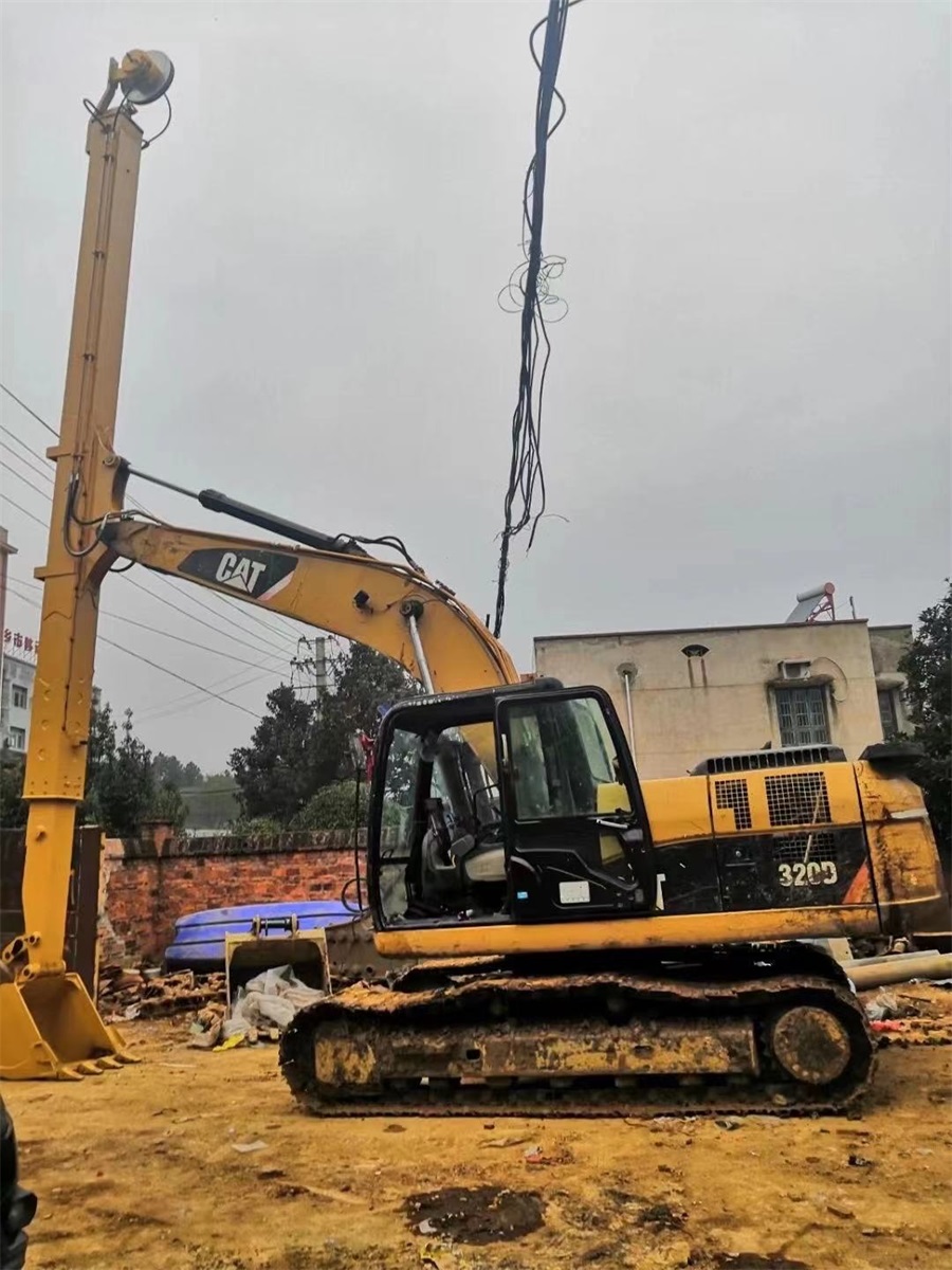 two section telescopic boom telescopic arm concrete pump excavator long reach boom