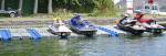 Jet dock for boat lift