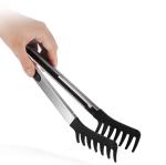 12 Inch Household Stainless Steel Food Clip, Barbecue Clip, Silver High