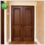 Fire Resistant WPC Exterior Door , Bedroom Double Door 45mm Thickness