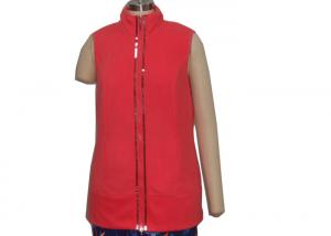 Wholesale Trendy Beading Ladies Sleeveless Cardigan Waistcoats , Womens Sleeveless Vest Jacket from china suppliers
