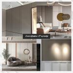 Wood Color And Marble Color Environmentally Friendly Indoor Wood Plastic Wood