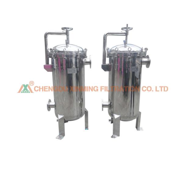 Stainless Steel / Carbon Steel Multi Bag Filter , Bag Cartridge Filter For