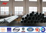 14m 8KN Steel Electric Utility Pole For 115KV Distribution Line Project