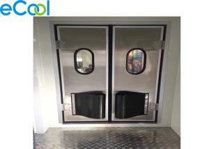 Wholesale SGS Stainless Steel PU Panel JP Free Style Anti Collision Door For Cold Storage from china suppliers