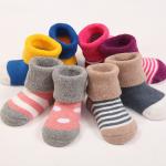 Top quality fashion knitted terry supersoft AZO-free lovely cotton socks for