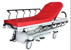 Wholesale Red Color ABS Luxury Stretcher Hospital Emergency Bed , Easy To Clean from china suppliers