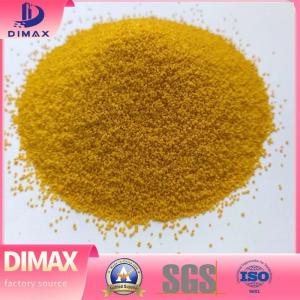 China Calcined Quartz Colored Silica Sand Yellow Colorful Refletive Insulated on sale