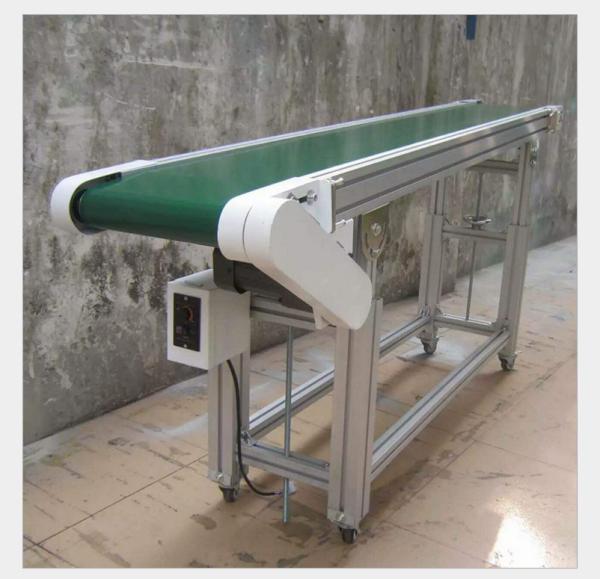 Food Grade Assembly Line Roller Conveyors 0.4kW - 22kW Customized Belt Width