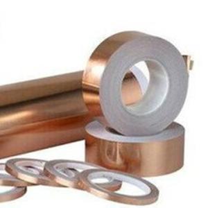 Wholesale Heat Resistant Shining Copper Foil Tape Emi Shielding With Adhesive from china suppliers
