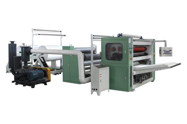 Motor Driving Tissue Paper Production Line Face Cleaning Folding Machine