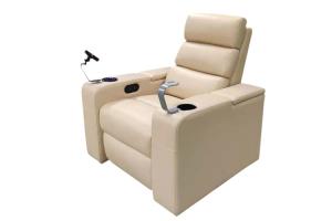 Wholesale Top Layer Natural Leather Modern Recliner Chair With Wine Cup Holders from china suppliers
