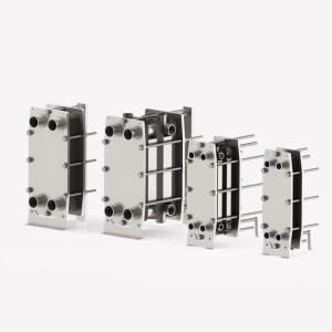 China Stainless Steel Industrial Sanitary Liquid Milk Plate Heat Exchanger Pasteurizer Steam Plate Heat Exchanger on sale