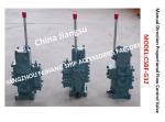 MODEL-CSBF-G32 MARINE MANUAL PROPORTIONAL FLOW DIRECTIONAL VALVES ARE SIMPLE TO