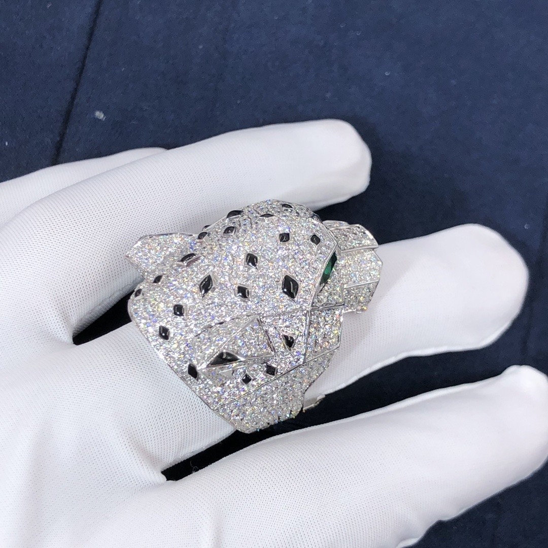 Hot Selling Natural Diamond Jewelry 18k Gold Car Tier PanthèRe De Car tier Ring