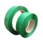 High Tension 25mm PET Strapping Band Roll Green 0.044inch Thickness For Packing