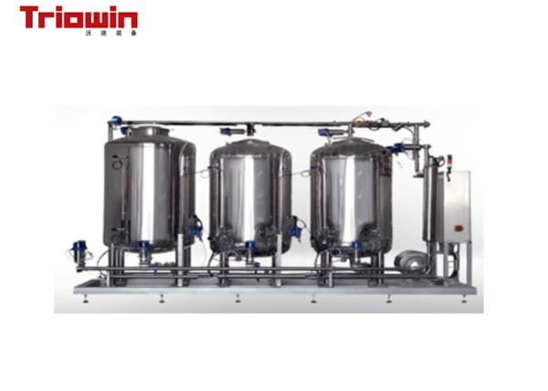 CIP Cleaning System Industrial Fermentation Equipment Used In Food Dairy And