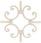 7mm Diameter Gold RW8 Georgian Bar Flower for Double Glazing Sliding Glass Door