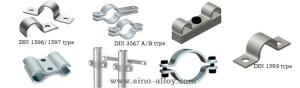 Wholesale Steel pipe clamps / flat steel pipe clamps/Metal pipe clamps according to DIN 3567-A/B from china suppliers
